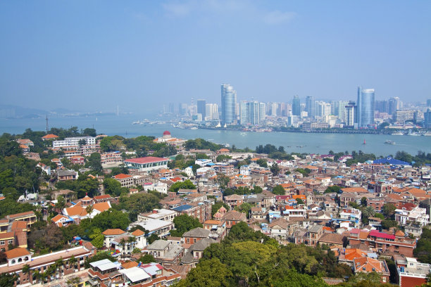 厦门鼓浪屿宽幅全景图