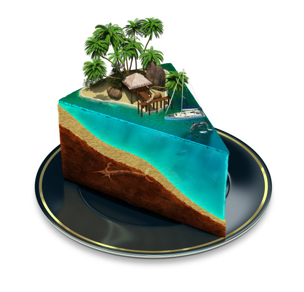 海洋场景蛋糕