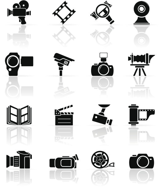 相机镜头与摄影相册