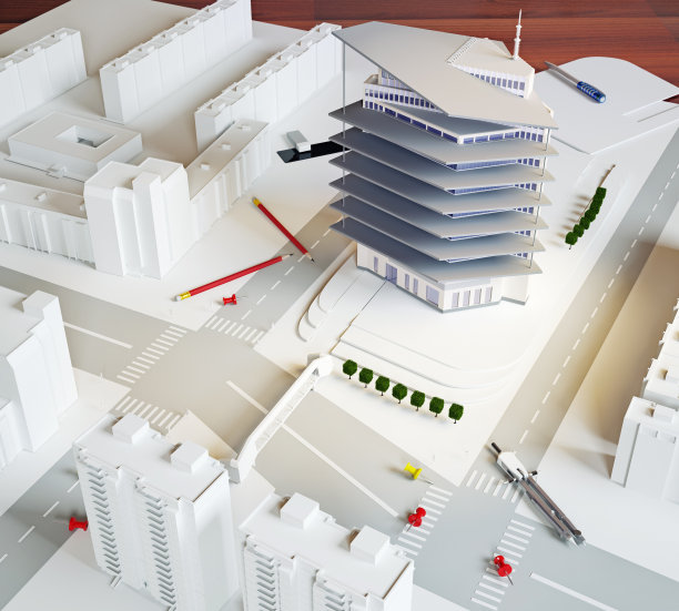 3d城市建筑模型