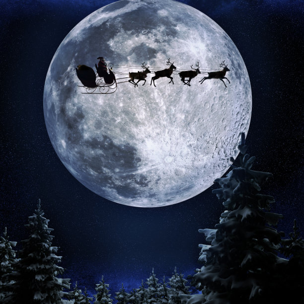 圣诞老人飞行雪橇