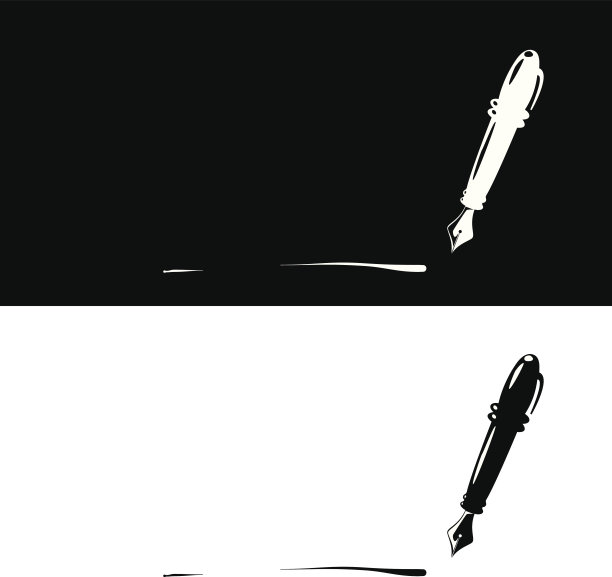 钢笔logo