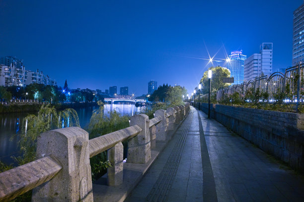 杭州运河夜景,杭州运河夜色