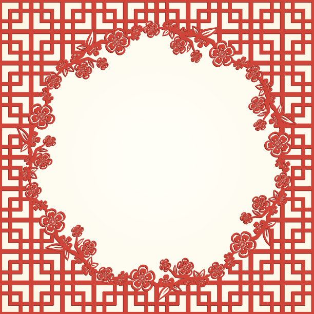 中国传统窗格