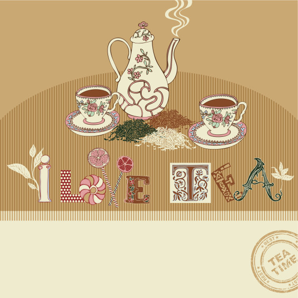 茶具茶壶茶杯装饰画