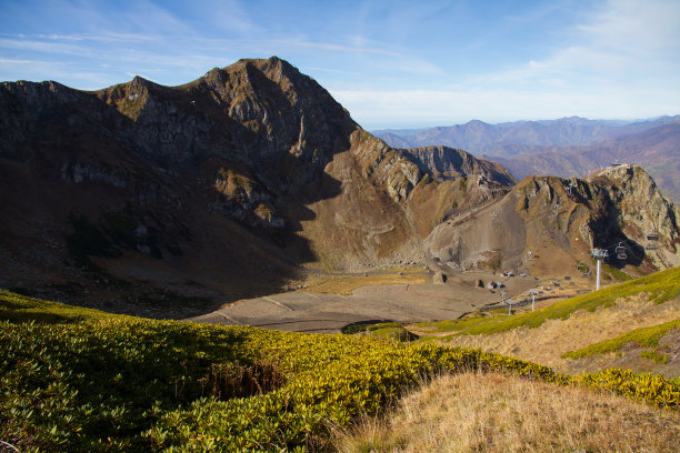 排队爬山