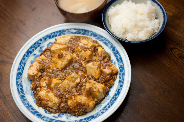 麻婆豆腐特写