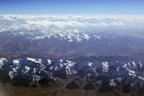 新疆秋季自然风景航拍