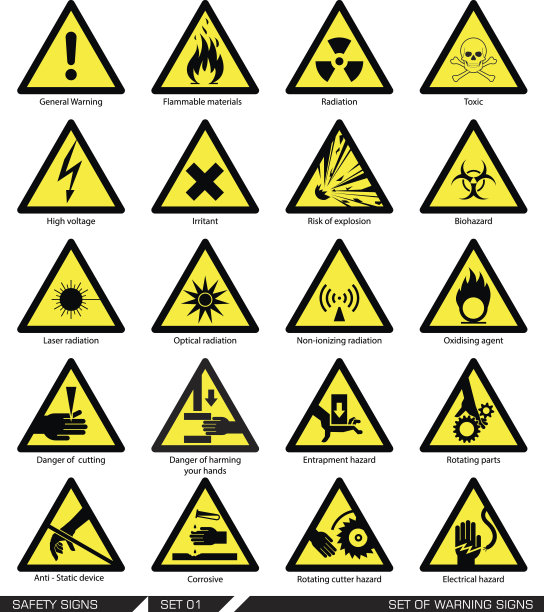 小心触电标牌设计