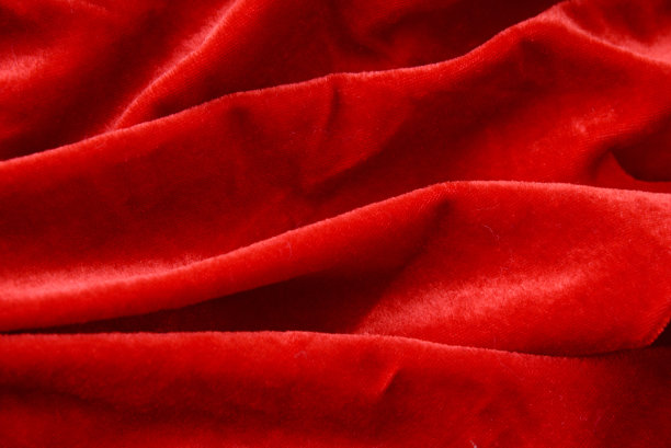 简约大气红色丝绸背景