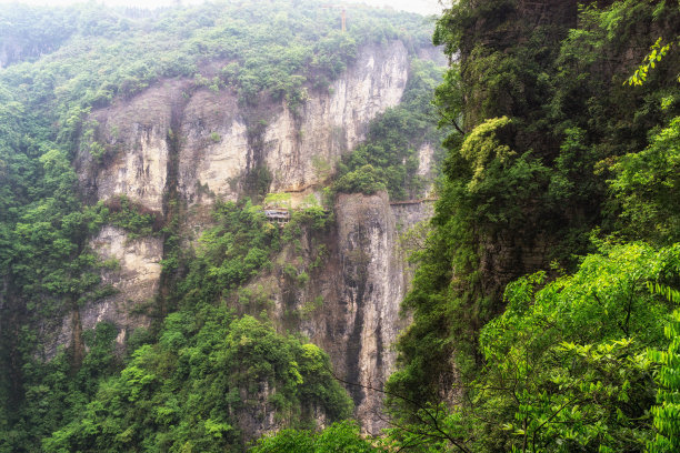 湖南省张家界风景山峰旅游景点