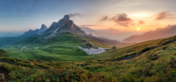 金秋山景