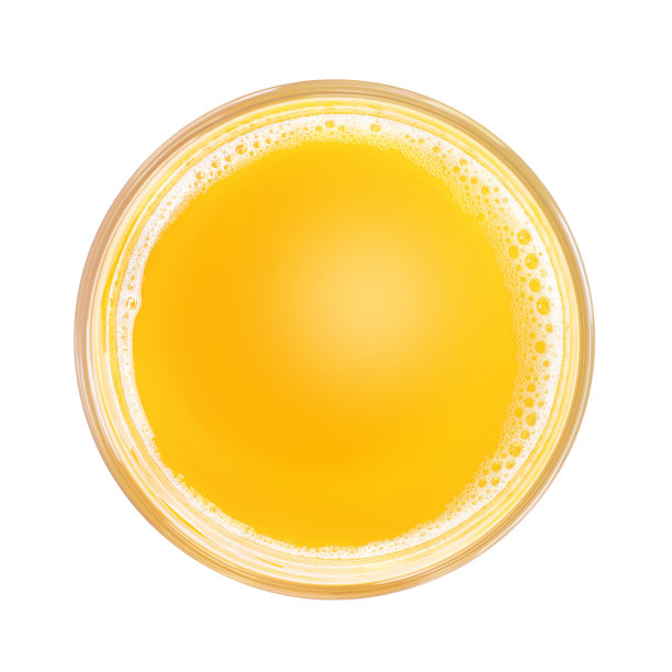 黄色果汁