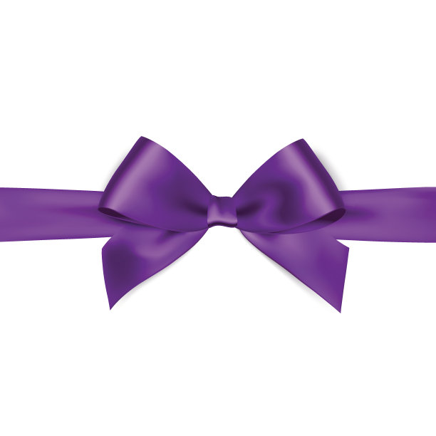淡紫色丝带