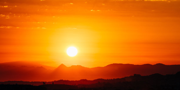 太阳下山