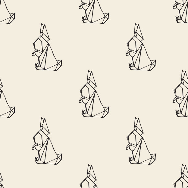 单色兔子