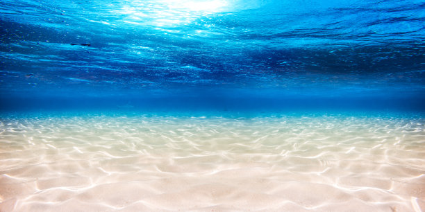 蓝色背景素材海水