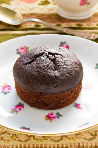 熔岩 巧克力 蛋糕 甜点