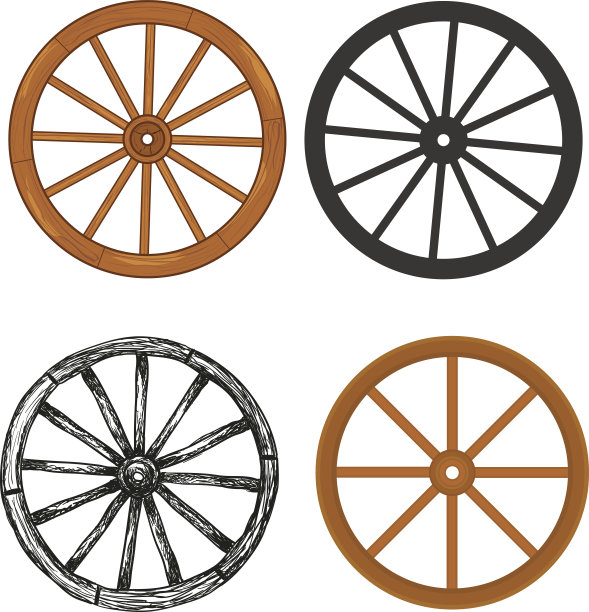 木制车轮