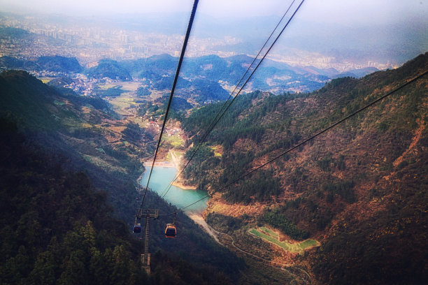 湖南省张家界风景山峰旅游景点