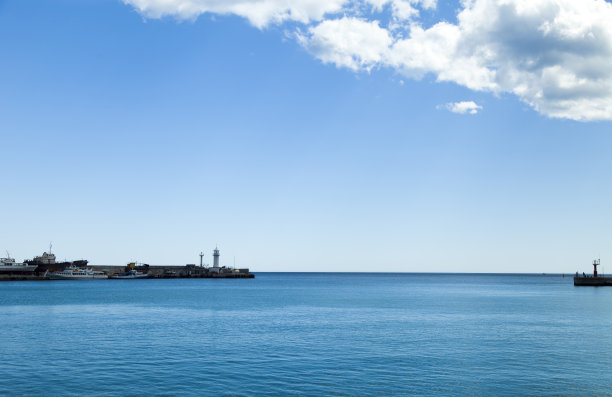 奥克兰海滨小镇风景