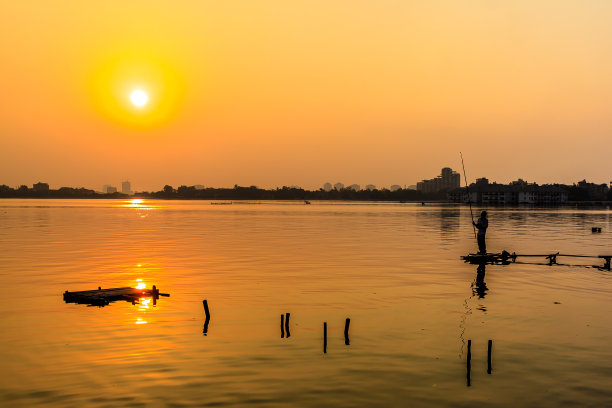 杭州西湖街景