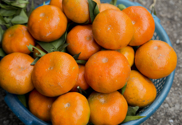 水果苹果橘子柠檬超市贩卖实拍