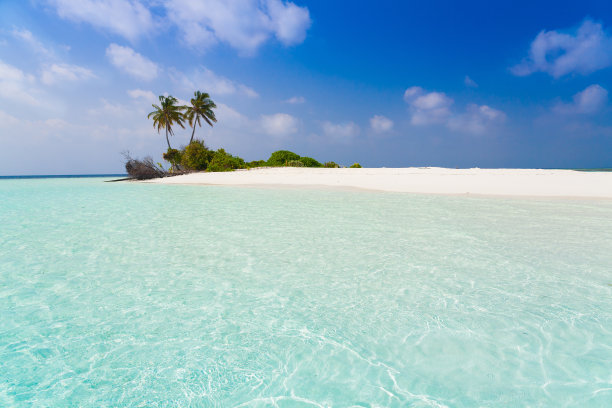 马尔代夫的海