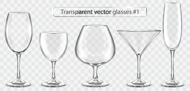 酒杯玻璃杯透明吧台