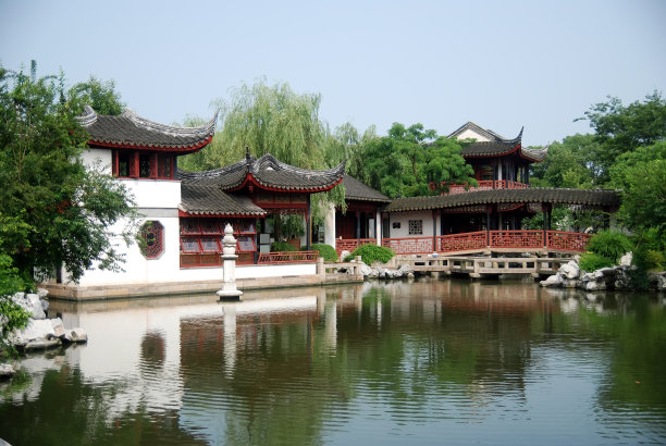 中式别墅 庭院