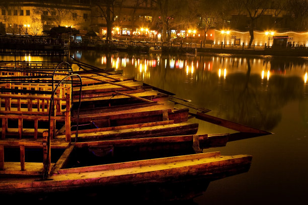 北京什刹海夜景