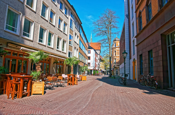 德国汉诺威街道街景