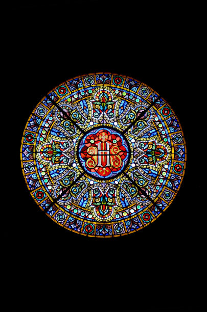教堂玻璃彩色花窗