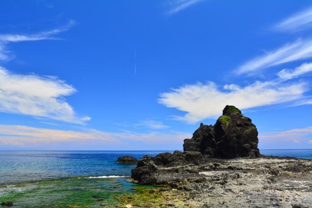 台湾绿岛风景照