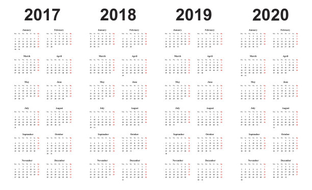 2019年挂历日历