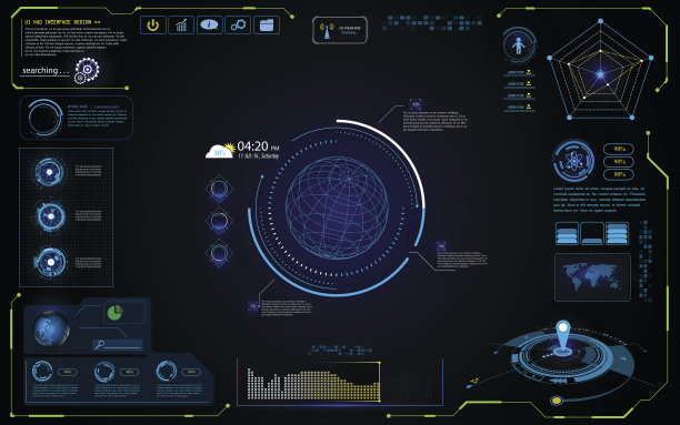 科技感互联网界面