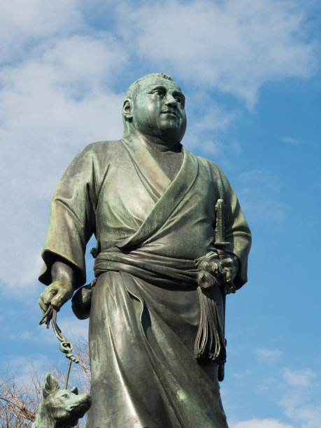 雕像上野公园图片