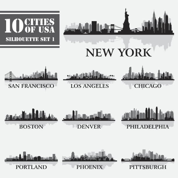 美国城市地标