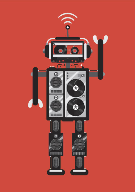 跳舞的小机器人