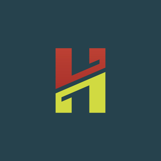h字母公司标志设计