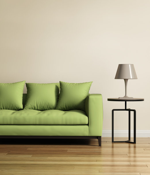 浅绿色沙发