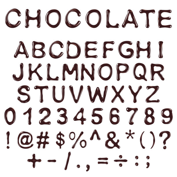 巧克力字体