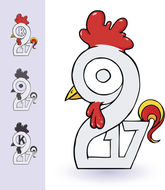 鸡年2017鸡年海报