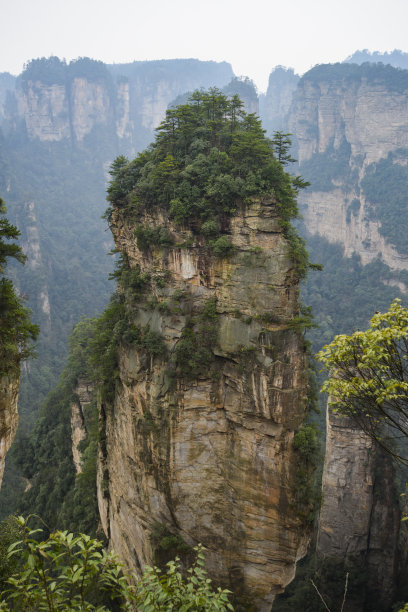 张家界地标天际线