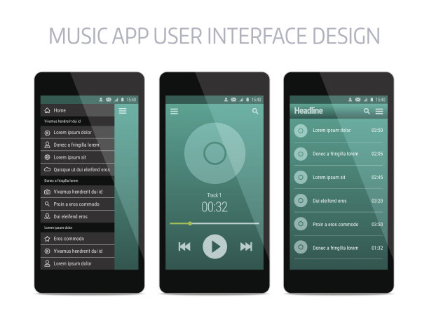 music app ui 设计