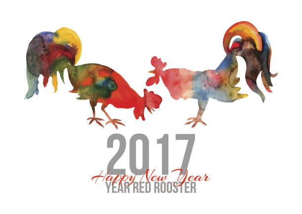 2017鸡年背景