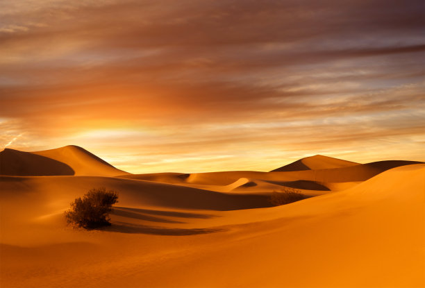 大漠落日