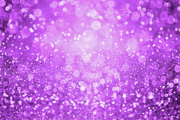 紫色生日邀请函
