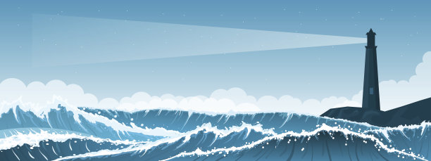 海洋波涛大浪