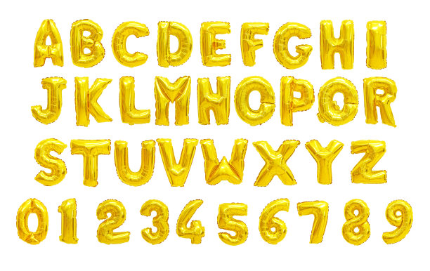 金黄色字体